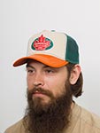 Бейсболка FWS арт. 7761175 TRUCKER CAP TORONTO SOCIAL CLUB (оранжевый / зеленый)